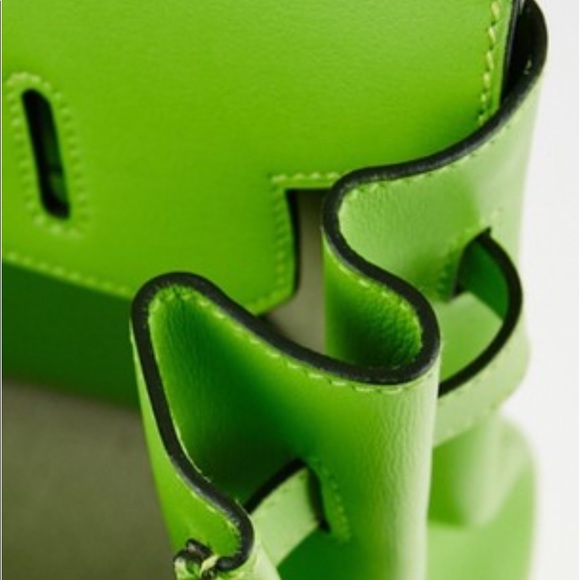 Hermès Birkin 35 Vert Swift Amazonia Palladium Bag - Picture 11 of 15